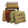 thumbnail image 2 of Blazing Needles  16-inch Indoor/Outdoor Chair Cushions (Set of 2) - 16" x 16", 2 of 2