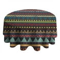 thumbnail image 4 of Round Waterproof Tablecloth 60×60 Inch, African Tribal Geometric Reusable Indoor/Outdoor Durable Table Cover for Party Kitchen Dinner Room Decor, 4 of 6