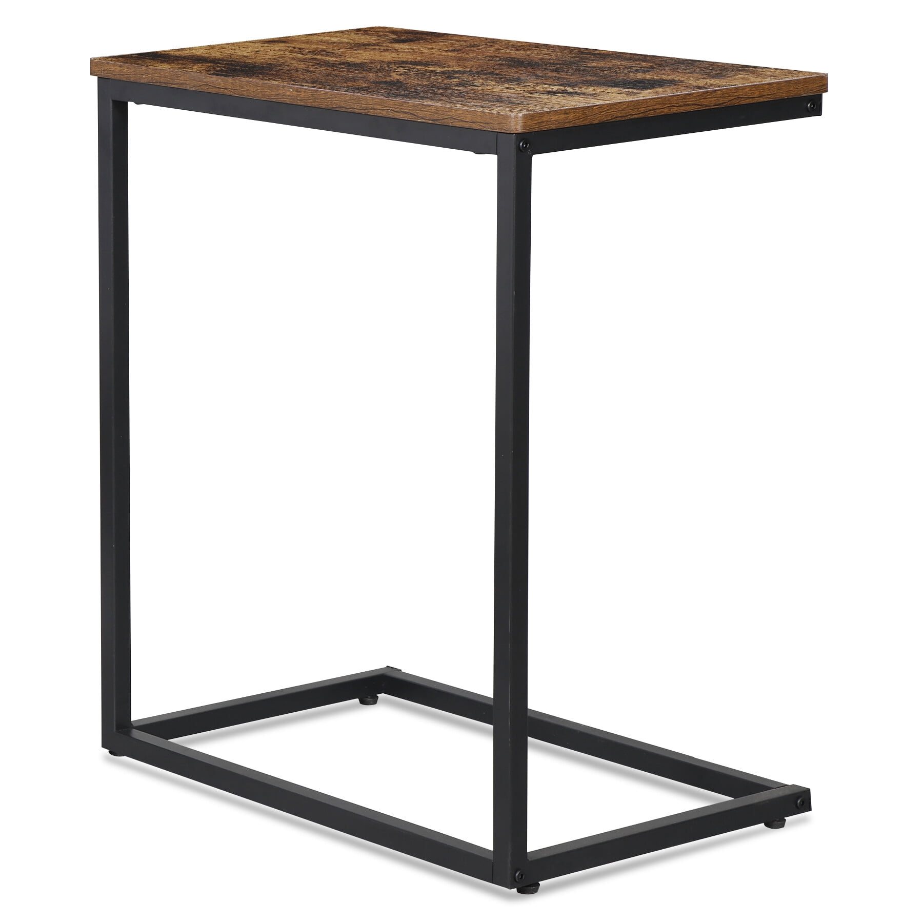 ZenStyle Indoor Classic MDF Steel End Table, Brown