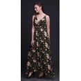 thumbnail image 3 of Bimba Floral Ladies Long Floral PrintÂ&nbsp;Dress Spaghetti Strap V Neck Maxi Beach Wear-XX-Large, 3 of 6