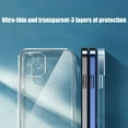 thumbnail image 2 of Crystal Clear Compatible for iPhone 8 Case, [Against-Yellowing] Slim Yet Shockproof Soft Silicone Sturdy Thin Phone Case Compatible for iPhone 8 Luxury Square Frame Plating Cases, 2 of 5