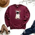 thumbnail image 4 of Funny Santa Pug Christmas Sweatshirt, 4 of 10
