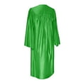 thumbnail image 3 of Endea Graduation Shiny Green Graduation Gown  Cap, 3 of 9