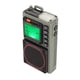 thumbnail image 2 of Radio de banda completa con graves estéreo, alarma SOS, portátil, reproducción de tarjeta Bluetooth, Retro, FM, VHF, AM, SW, WB, con linterna, 2 of 5