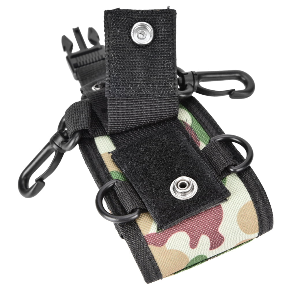 OTVIAP OTVIAP Portable Nylon Shoulder Strap Belt Case Holder Bag Pouch for Walkie Talkie Two