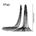 thumbnail image 2 of Slccxzc Extra Long 3D Floral Mesh Bridal Shawl, Tulle Wedding Cloak for Evening Dresses, 2 of 7