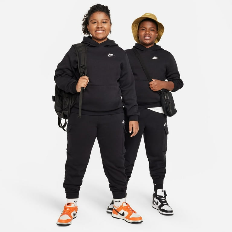 Kids 8 20 Nike Sportswear Club Fleece Pullover Hoodie Color University Red Size LARGE Walmart