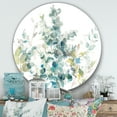 thumbnail image 3 of Designart 'Eucalyptus Natural Element' Art Mural Rond en Métal Style Ferme, 3 of 3