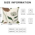 thumbnail image 2 of Pioneer Flower Pillow Covers,Pioneer Flower Throw Pillow Covers 20"×20" ,Living Room Sofa Couch Pillow Covers,Decorative Pillow Covers, 2 of 7