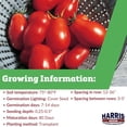 thumbnail image 2 of Harris Seeds Tomato Roma VF, Determinate Paste Tomato, 5,000 Count, 2 of 7
