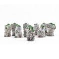 thumbnail image 4 of 10 piezas de roca de resina con forma de castillo para maquetas de trenes en miniatura para jardín de hadas, 4 of 9