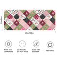 thumbnail image 3 of Pioneer Flower Floral Print Pattern Bathroom Rugs Mat, Non Slip Microfiber Bathroom Rug with Rubber Backing, Soft Mats for Bathroom Floor Tub Shower, 24"x60", 3 of 5