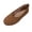 Brown, variant on Flats for Women Dress Shoes: Round Toe Suede Foldable Comfortable Casual Slip On Ballet Loafers for Driving Work 40