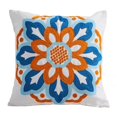 thumbnail image 1 of Fundas de almohada bohemias, juego de cojines cuadrados bordados para sofá, cama, banco, sala de estar, 18.0 x 18.0 in (girasol), 1 of 5