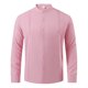 thumbnail image 2 of Camisa de manga larga lisa para hombre, prenda informal de vacaciones, cardigan, para vacaciones y comodidad diaria, 2 of 5