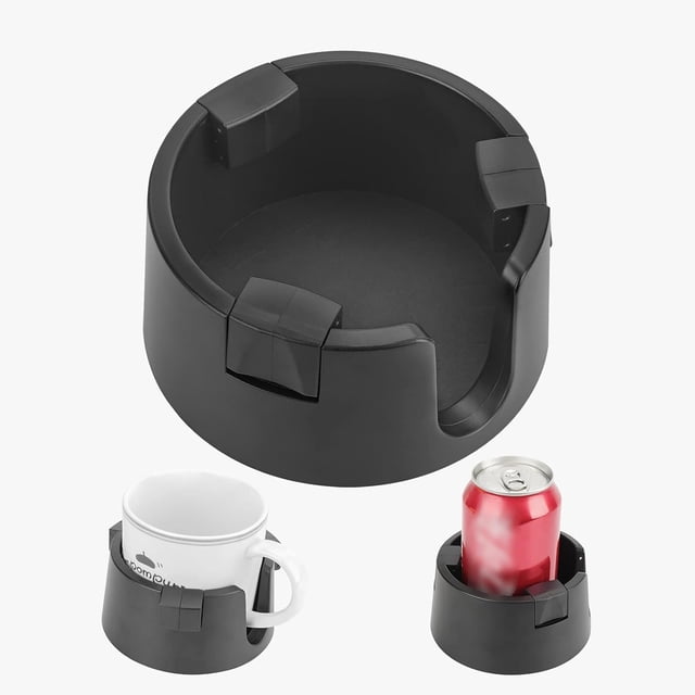 YSTIANN Anti-Spill Cup Holder Adjustable Diameter with Non-Slip Stickers – For Home, Office & Outdoors WJ85-001