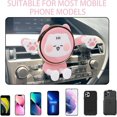 thumbnail image 4 of Lindo soporte de teléfono para coche, soporte para teléfono celular con clip de ventilación de gato rosa para coche, accesorios de coche para mujeres y niñas, 4 of 4