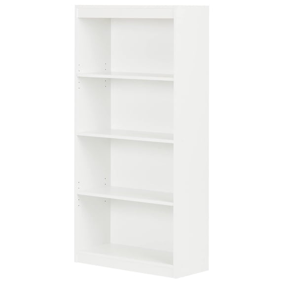 Axess 4-Shelf Bookcase, Standard, Pure White