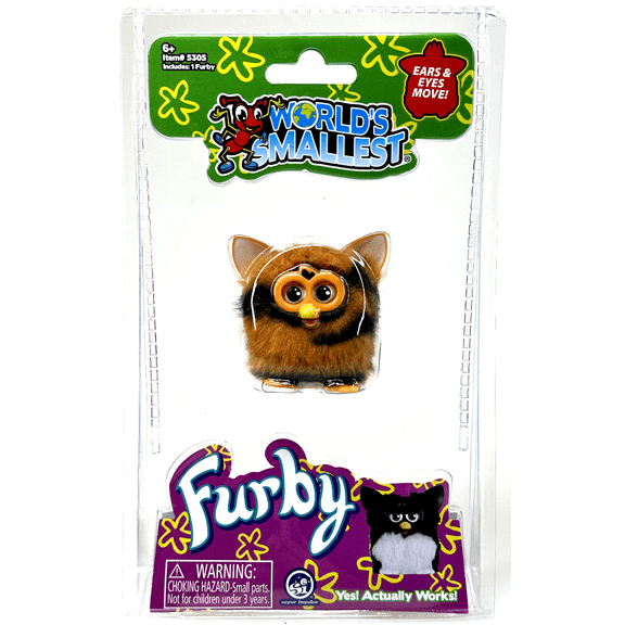 (1) Worlds Smallest Furby Toy (Random Color)