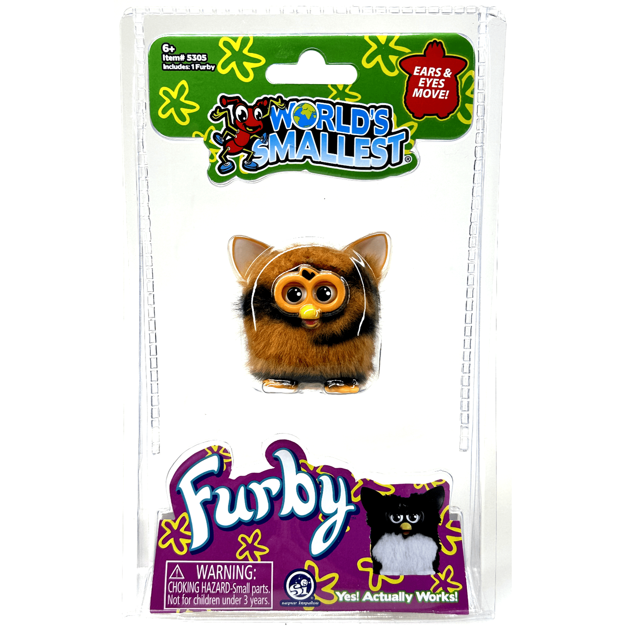 World’s Smallest Furby Toy, Mini Electronic Collectible Pet, Random Color, Ages 6+ (1 Random Style)