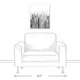 thumbnail image 3 of Creative Products Black White Watercolor Trees 16 x 20 Canvas Wall Art, 3 of 5