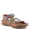 TURQUOISE MULTI, variant on L`Artiste Anewtrio Women’s Floral Leather Sandal with Adjustable Comfort Fit