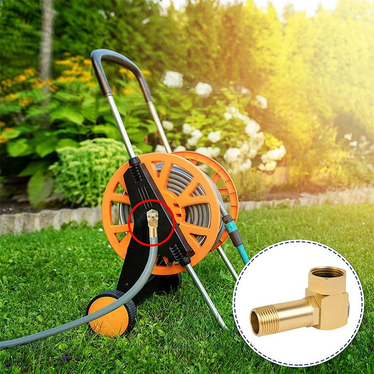 lulshou Gardening Tools Clearance, Brass Hose Reel Parts Fittings,Garden  Hose Adapter, Brass Replacement Part Swivel