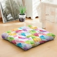 thumbnail image 4 of Geometric Floor Pillow&nbsp;– 22x22 Inch Large Meditation Cushion, Dutch Velvet, Minimalist Line Art (Chic & Stylish for Contemporary Decor), 4 of 4