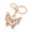 Pink, variant on Rhinestone Butterfly Keychain Sparkly Butterfly Charm with Keyring Elegant Enamel Butterfly Keychain Gift for Women Girls