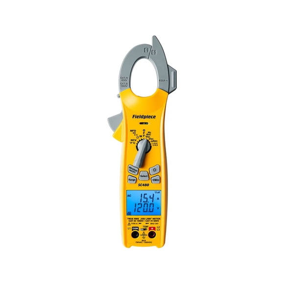 Multímetro con pinza Fieldpiece SC480 True-RMS Wireless AC