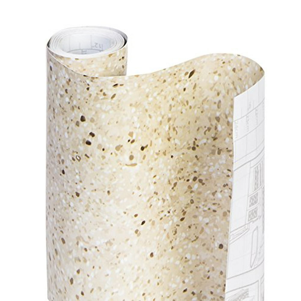Shelf Liner Adhesive Beige Granite, 18"X20' 6