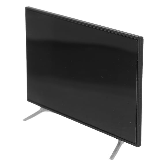 OULII Portable Scale Dollhouse TV Monitor 2pcs Accessory for Enhancing Miniature Entertainment Scenes