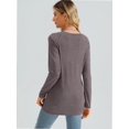thumbnail image 6 of Womens Long Sleeve T Shirts crew Neck Loose Soft Casual Tops Fall Fashion Comfy Tees, 6 of 6