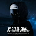 thumbnail image 5 of Waterproof Fleece Lined Hood, Full Face Mask Balaclava for Skiing Snowboarding Cycling, Fleece Lined Winter Face Cover for Men and Women, 5 of 8