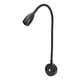 thumbnail image 1 of Luz de Lectura LED de 3W LAMPARA DE LECTURA DE CABECERA DE ALEACION DE ALUMINIO LAMPARA DE LECTURA DE MONTAJE EN APARDA CULO DE CISNE Flexible 3 Ajustables para RV, 1 of 7