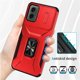 thumbnail image 2 of Funda para GANGXUN Motorola Moto G 5G 2024 - Soporte metálico, Función magnética, Rojo, 2 of 5