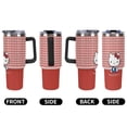 thumbnail image 6 of Hello Kitty 40 Oz Tumbler with Handle And Straw, Vacuum Insulated Stainless Steel Double Wall Water Bottle Travel Coffee Mug, Gifts for Women Boys Girls, 6 of 8