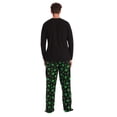 thumbnail image 3 of #FollowMe Mens Novelty Pajama Pants Set with Matching Socks  Fun & Comfy Sleepwear (Leaf Print with Socks, Small), 3 of 3