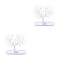 thumbnail image 1 of Guardurnaity Deer Sculpture Jewelry Tree Stand Hanger  Birthday Organizer Gift 2piezas Blanco, 1 of 1