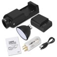 thumbnail image 2 of Lámpara de flash YN200 Kit de flash TTL portátil Flash Speedlite Luz de flash para exteriores con batería de litio de 2900 mAh y cargador de batería 200W GN60 1 / 8000s HSS 5600K para cámaras Nikon So YONGNUO Lámpara flash, 2 of 7