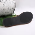 thumbnail image 5 of Byworldtasic Women's Strappy Flat Sandals Dressy Ankle Strap Open Toe Summer Beach Slide, 5 of 9