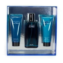 Cool Water By Davidoff Fragrance Gift Set,4.2 Oz Edt Spray 3 Piece New Gift Set Box For Men