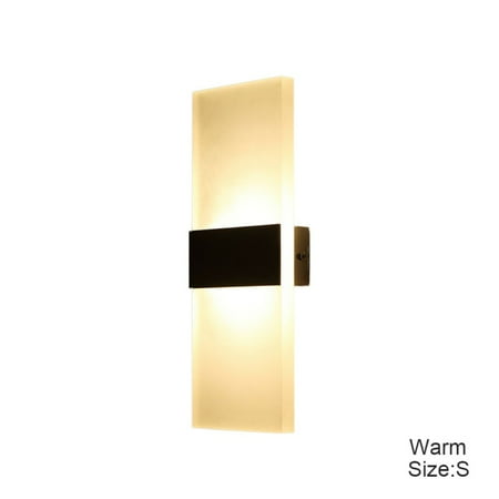 Aluminum Decorative Cans LED Wall Sconces Aluminum Lights 3/6W Fixture On/Off Decorative Lamps Night Light for Pathway Staircase Bedroom ()