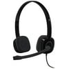 Logitech 3.5 mm Analog Stereo Headset H151 with Boom Microphone Bulk Package non Retail Box