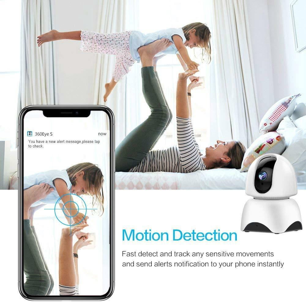 1080P Baby Monitor with WiFi Camera FHD Indoor Wireless Surveillance Security IP Camera with Motion Detection Night Vision 2-Way Audio Cloud Storage for Baby/Elder/Pet Monitor with Camera
