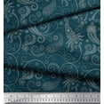 thumbnail image 3 of Soimoi Poly Georgette Fabric Floral & Paisley Print Sewing Fabric Yard 42 Inch Wide, 3 of 3