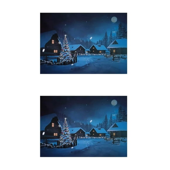 Cartes de Noël à Changement de Température / Cartes de Vœux Thermochromiques Changeant de Couleur avec Encre Sensible à la Température / Lot de 2-6 Effet Magique Nocturne Surprise / Cadeaux et Souvenirs Saisonniers de Noël