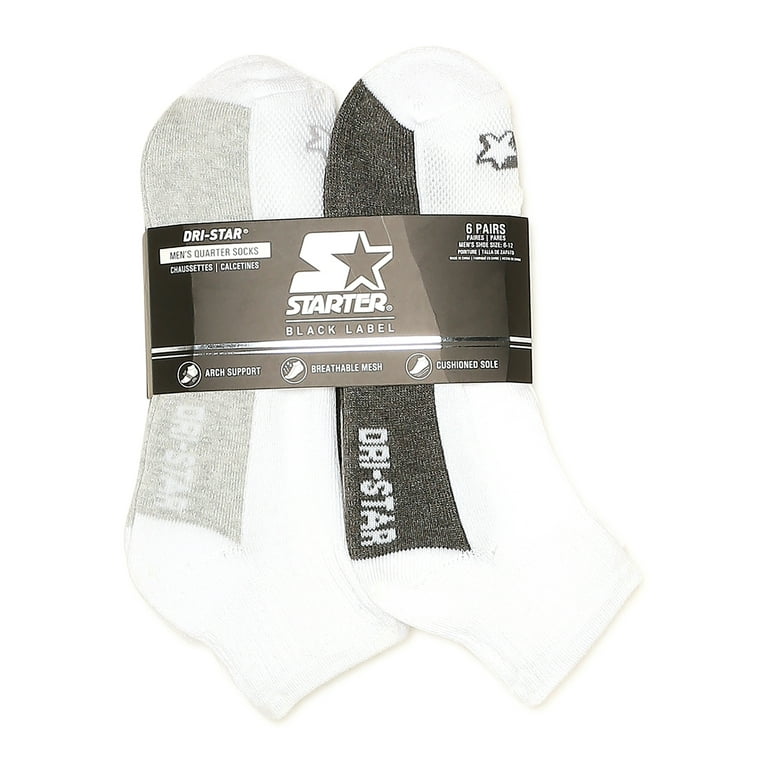 Men's Cushion Socks, 6-Pack - Walmart.com