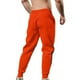 thumbnail image 4 of Pantalones largos para hombre, estilo casual, a la moda, con cordón ajustable en la cintura y bolsillos, pantalones deportivos de rayón para hombre., 4 of 6