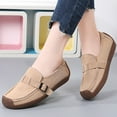 thumbnail image 4 of Sngxgn Women's Flats Shoes Ballet Flats Dress Shoes for Women Comfortable Slip on Shoes(Khaki,42), 4 of 7
